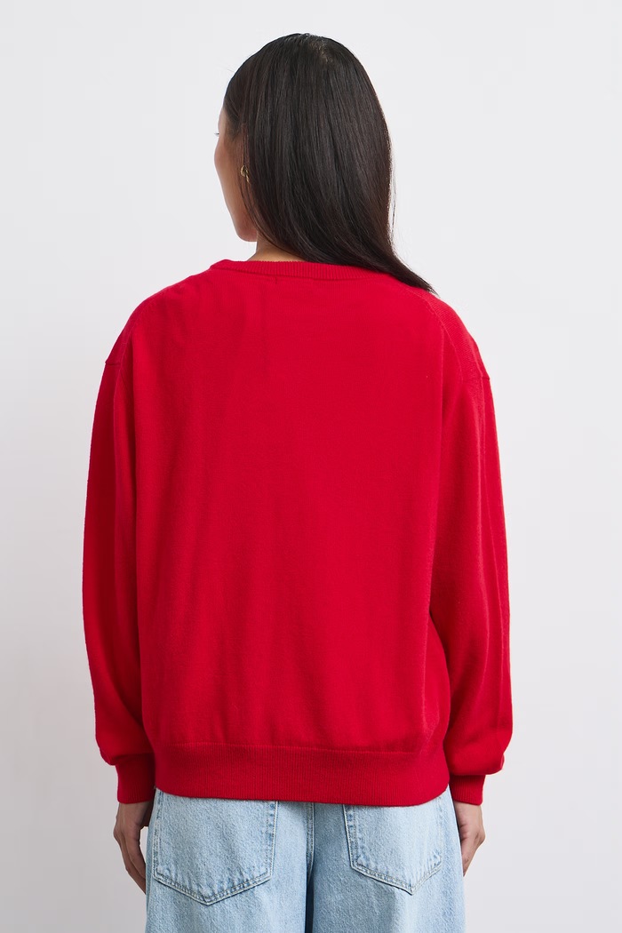 Sweter damski kaszmirowy Medicine RW26-SWD830 czerwony