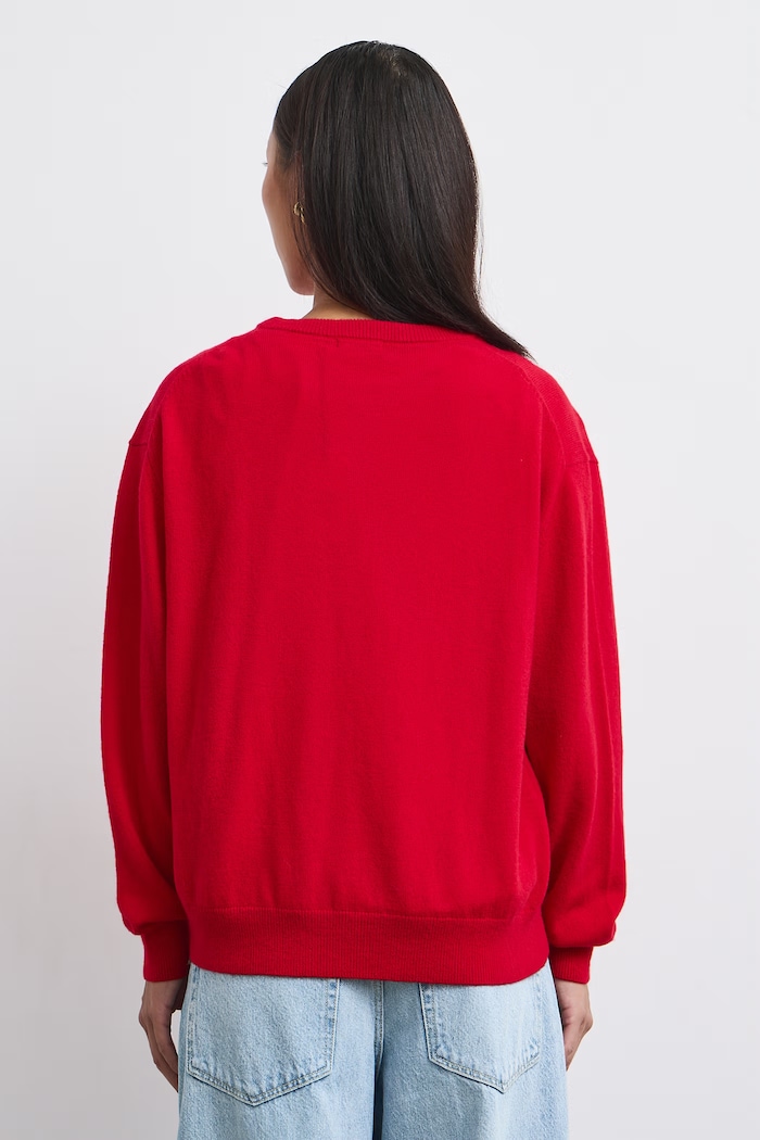 Sweter damski kaszmirowy Medicine RW26-SWD830 czerwony
