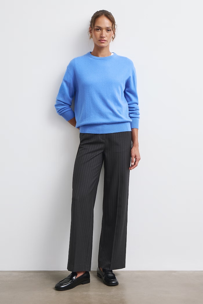 Sweter damski kaszmirowy Medicine niebieski RW26-SWD830