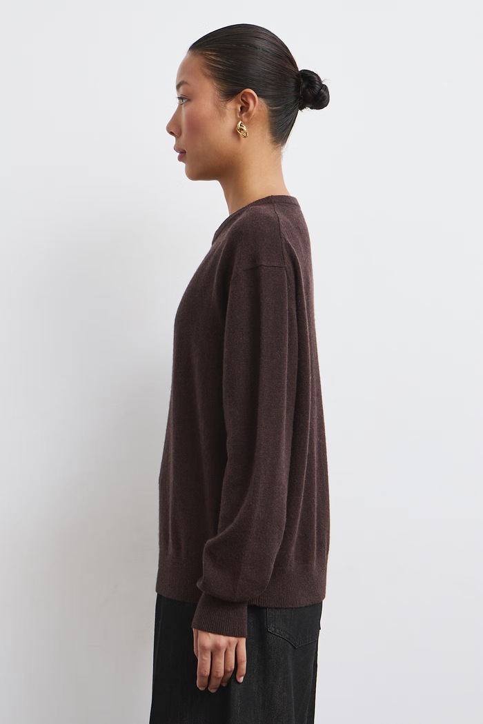Medicine Sweter damski kaszmirowy RW26-SWD830 brązowy RW26
