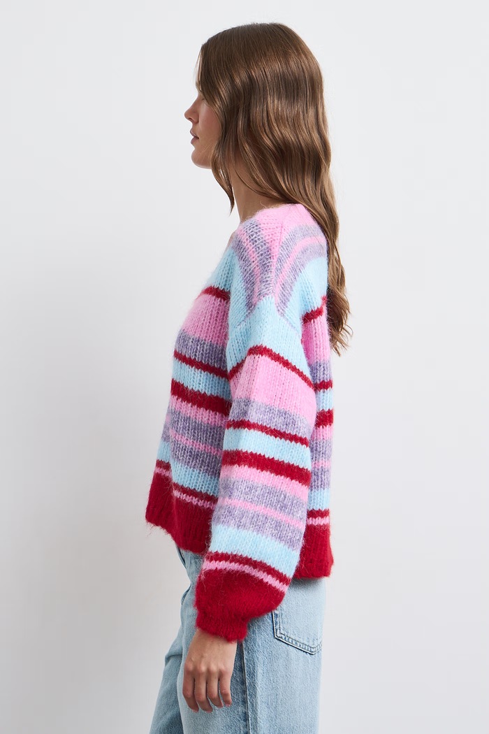 Odzież Medicine Sweter damski z dodatkiem wełny RW26-SWD912 multicolor