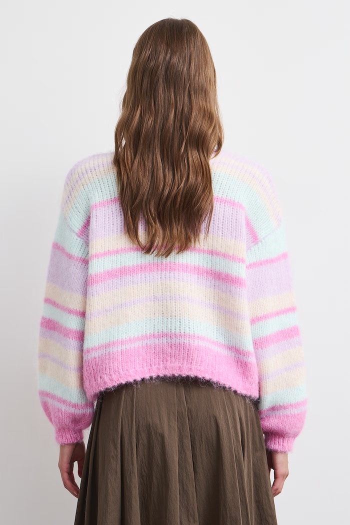 Odzież Medicine Sweter damski z dodatkiem wełny RW26-SWD912 multicolor