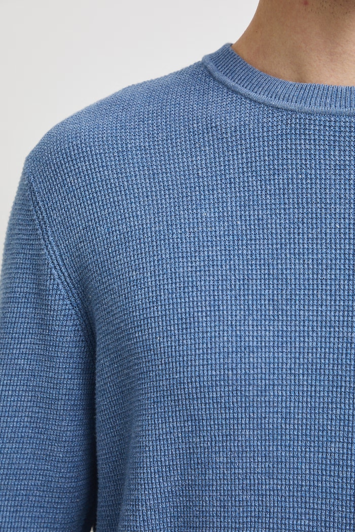 Sweter męski bawełniany RW26-SWM031 niebieski