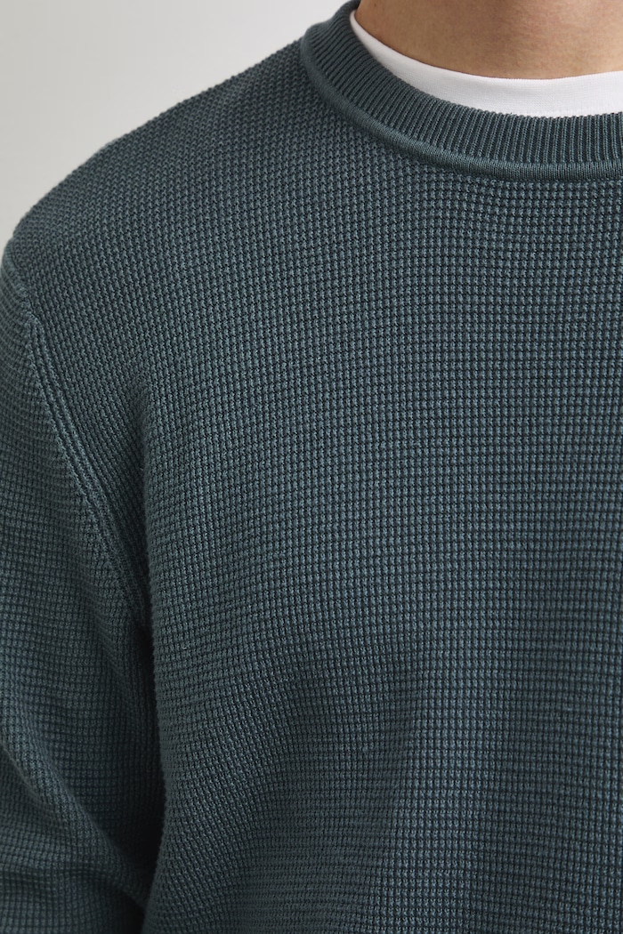 Sweter męski bawełniany RW26-SWM031 zielony