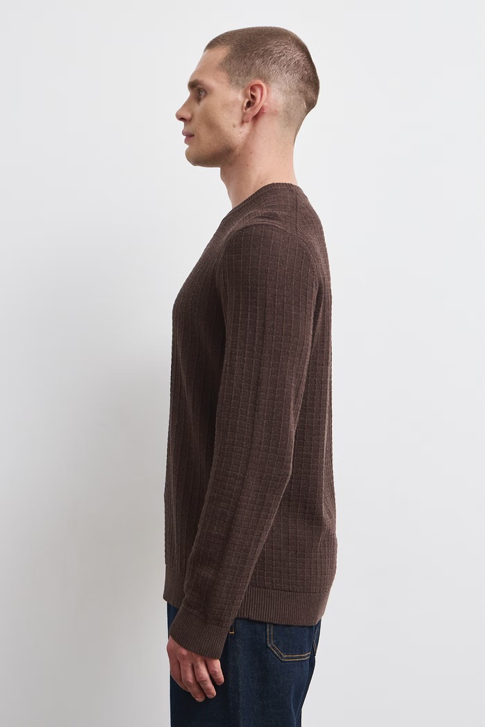 Medicine Sweter męski RW26-SWM070 brązowy RW26