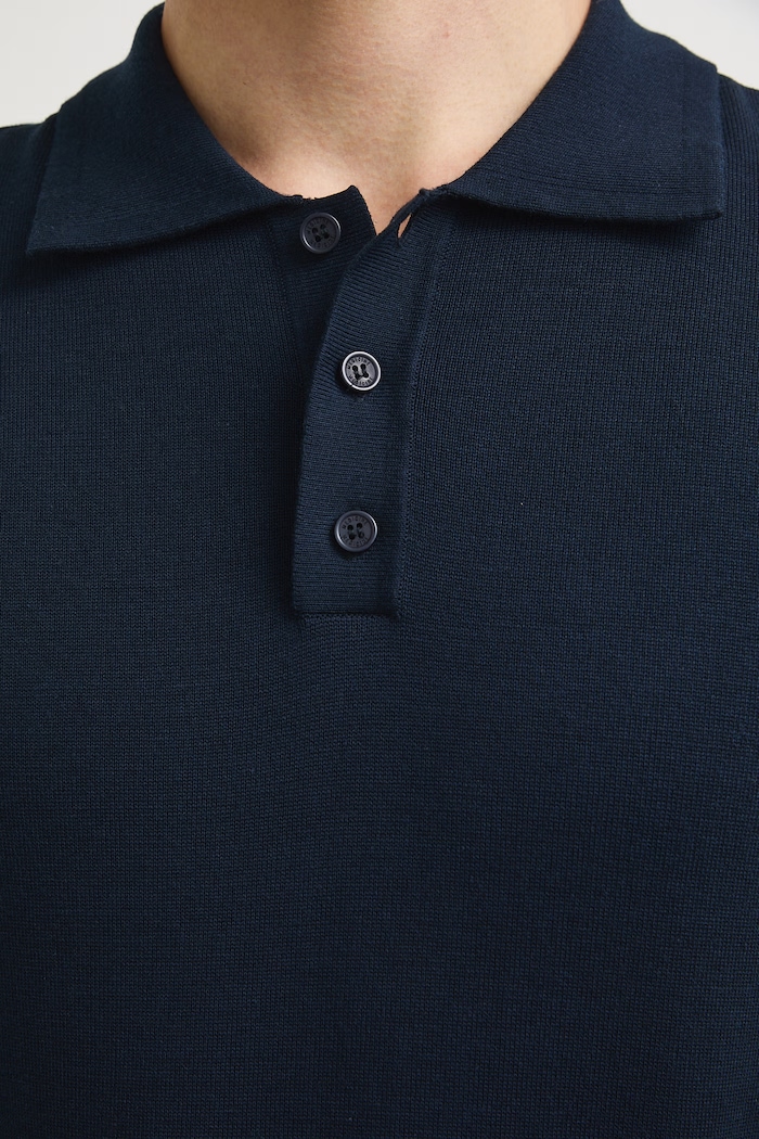 Sweter męski z bawełną RW26-SWM301 granatowy