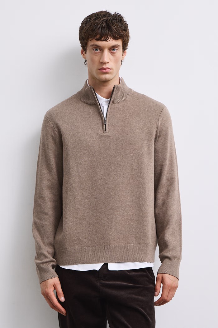 Medicine Sweter męski RW26-SWM600 brązowy RW26