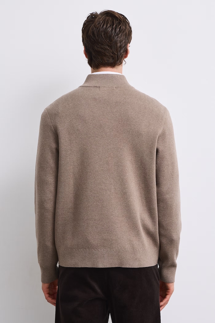 Odzież Medicine Sweter męski RW26-SWM600 brązowy