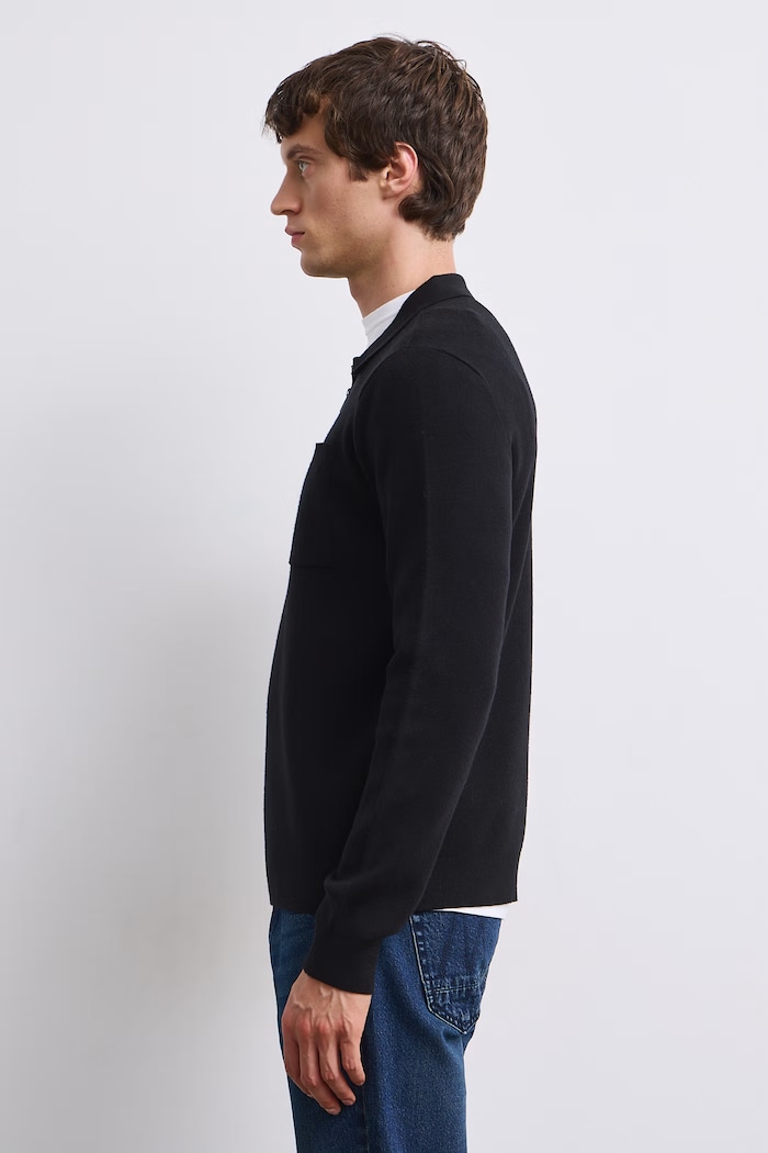 Sweter męski z wiskozą Medicine RW26-SWM601 czarny