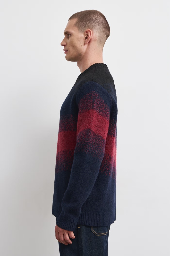 Medicine Sweter męski z dodatkiem wełny RW26-SWM700 multicolor RW26