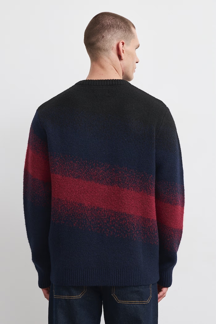 Odzież Medicine Sweter męski z dodatkiem wełny RW26-SWM700 multicolor