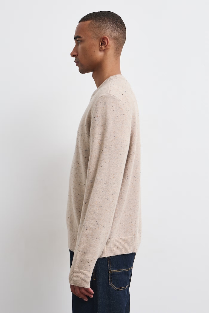 Medicine Sweter męski z wełną RW26-SWM702 beżowy RW26
