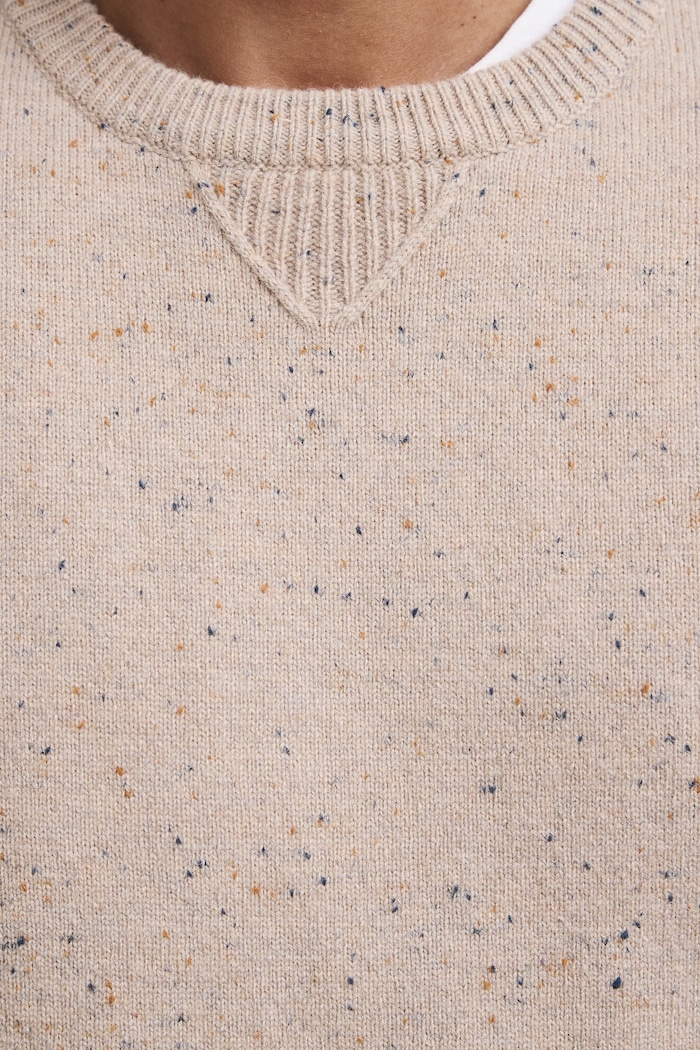 Sweter męski z wełną Medicine RW26-SWM702 beżowy