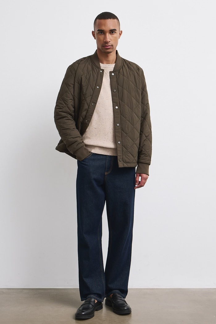 Sweter męski z wełną Medicine beżowy RW26-SWM702