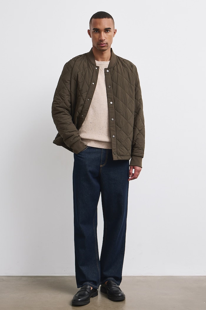 Sweter męski z wełną Medicine beżowy RW26-SWM702