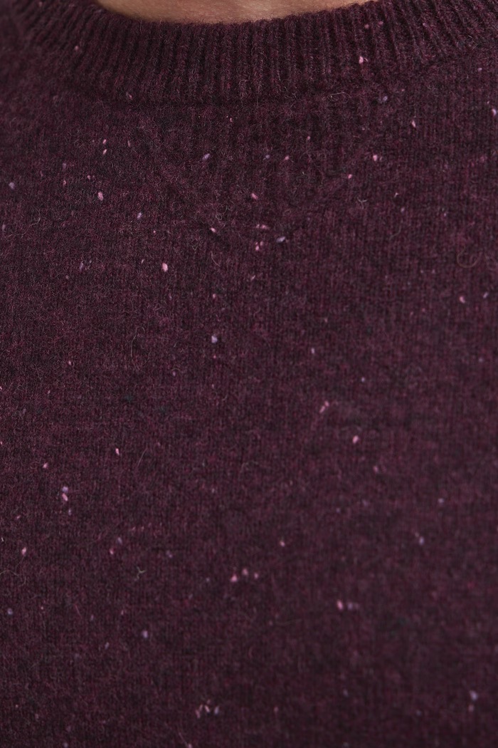 Sweter męski z wełną Medicine RW26-SWM702 bordowy