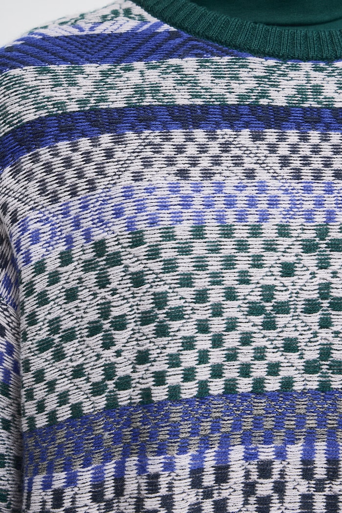 Sweter męski z dodatkiem wełny Medicine multicolor RW26-SWM800