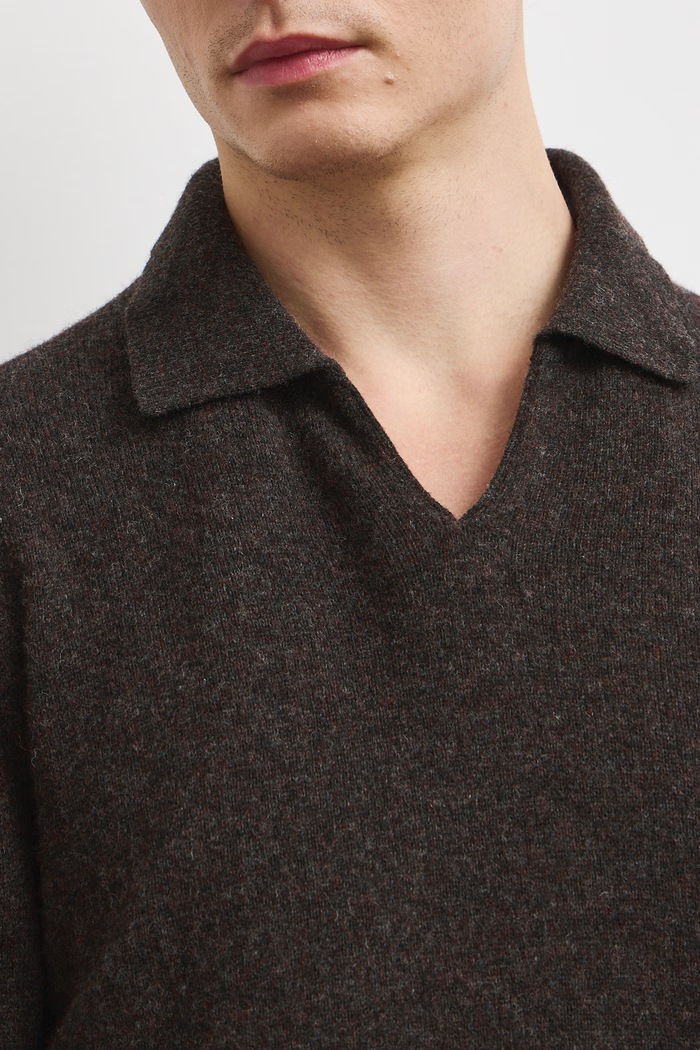 Sweter męski z wełną Medicine zielony RW26-SWM801