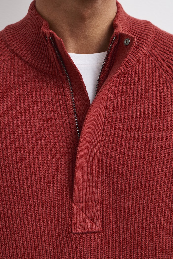 Sweter męski z dodatkiem wełny Medicine RW26-SWM904 brązowy