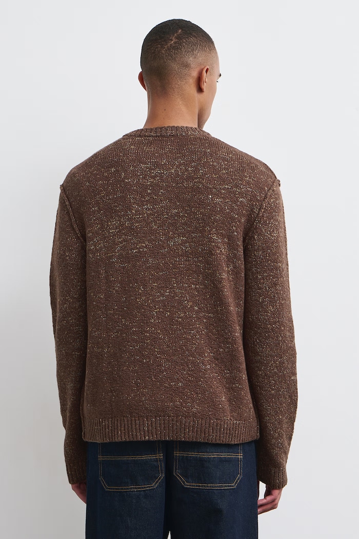 Odzież Medicine Sweter męski RW26-SWM905 brązowy