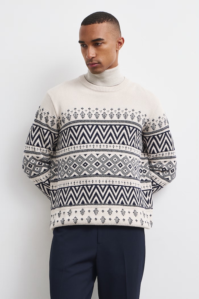 Medicine Sweter męski beżowy RW26-SWM906
