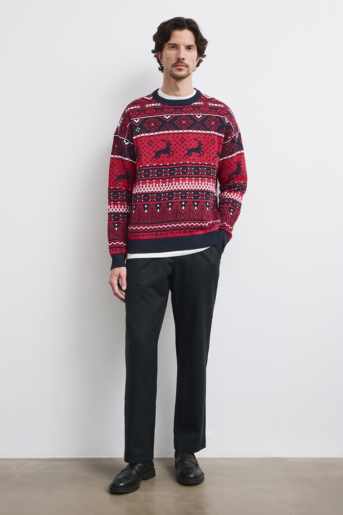 Sweter męski Medicine czerwony RW26-SWMA51