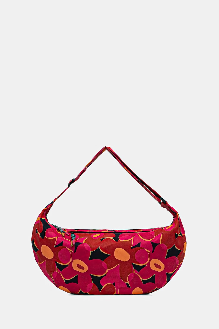 Torebka hobo damska w kwiaty RW26-TOD100 multicolor RW26