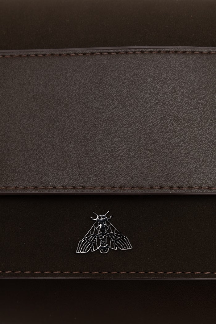 Medicine torebka crossbody damska z imitacji skóry brązowy RW26-TOD200