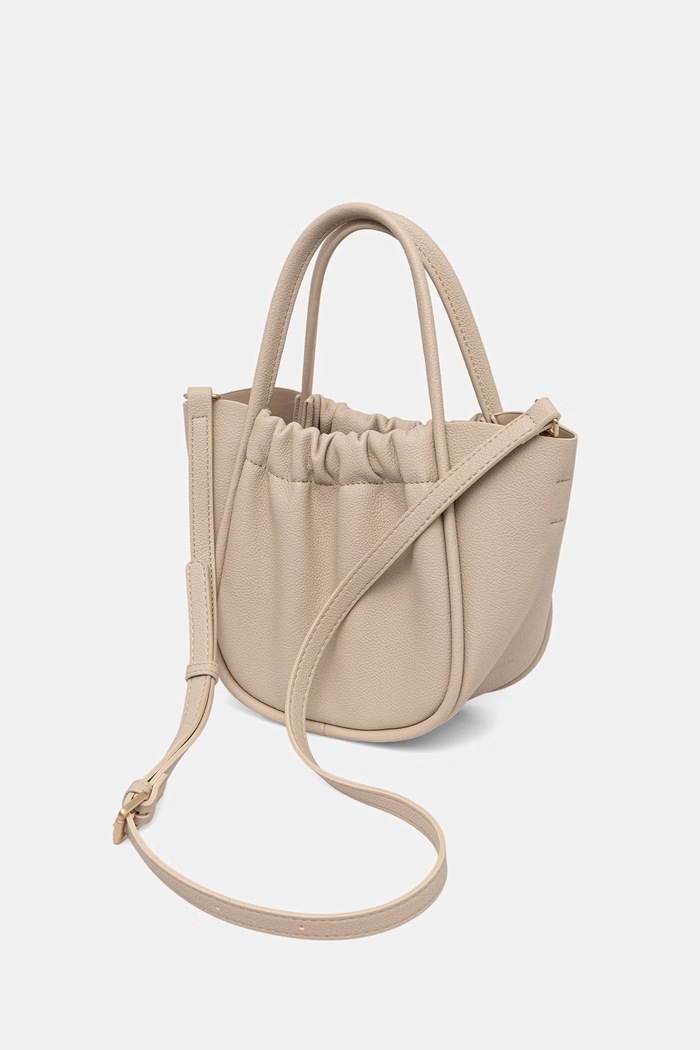 Akcesoria Medicine torebka crossbody damska z imitacji skóry RW26-TOD204 beżowy