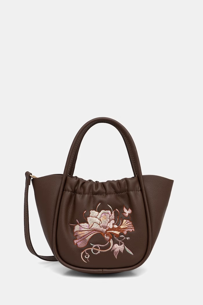 Medicine torebka crossbody damska z imitacji skóry brązowy RW26-TOD204