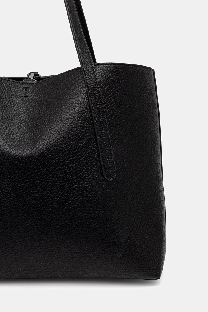 Medicine torebka shopper damska z imitacji skóry czarny RW26-TOD209