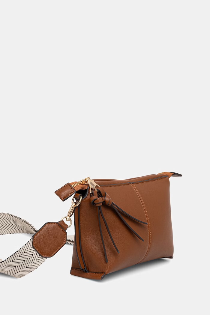 Crossbody kabelka dámska z imitácie kože RW26-TOD210 hnedá RW26
