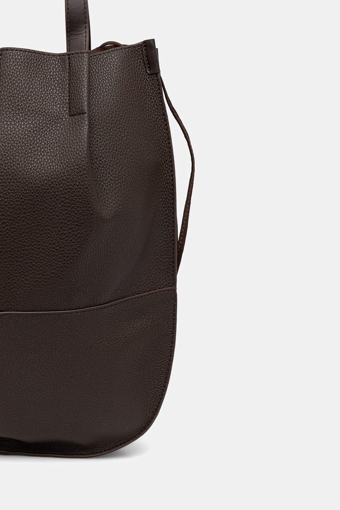 Akcesoria Medicine torebka shopper damska z imitacji skóry RW26-TOD314 brązowy