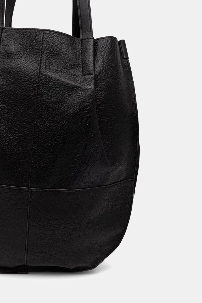 Akcesoria Medicine torebka shopper damska z imitacji skóry RW26-TOD314 czarny