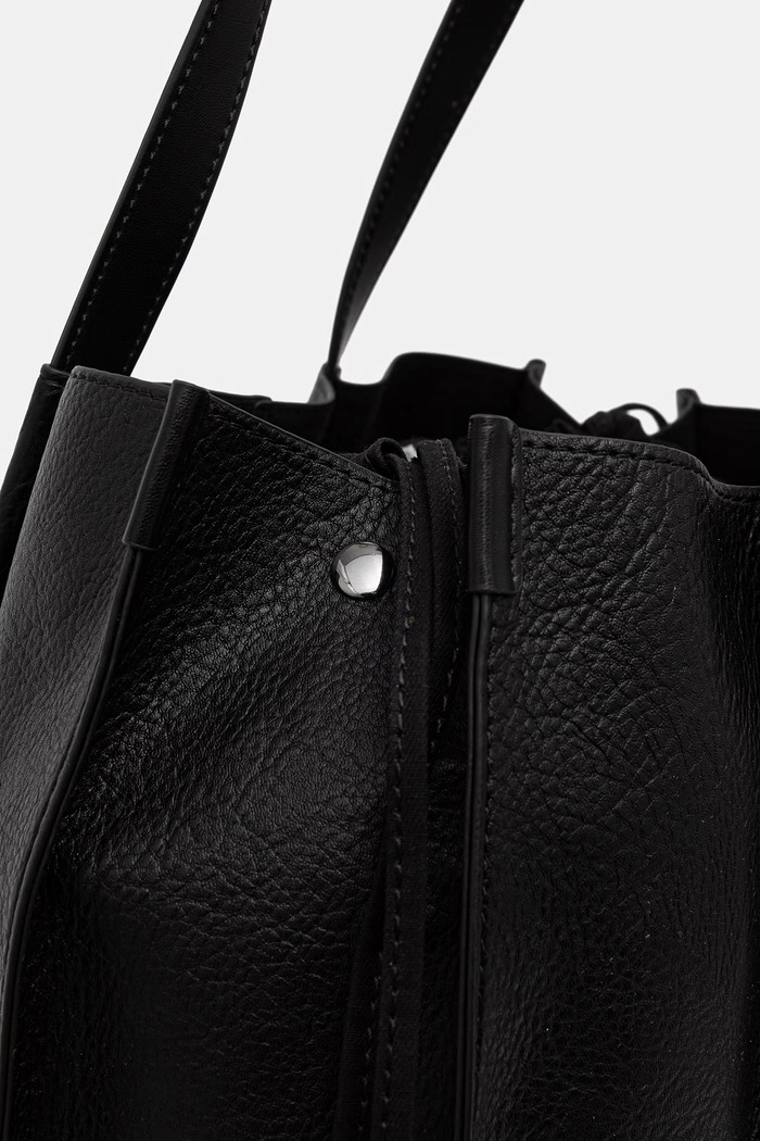 Medicine torebka shopper damska z imitacji skóry RW26-TOD314 czarny