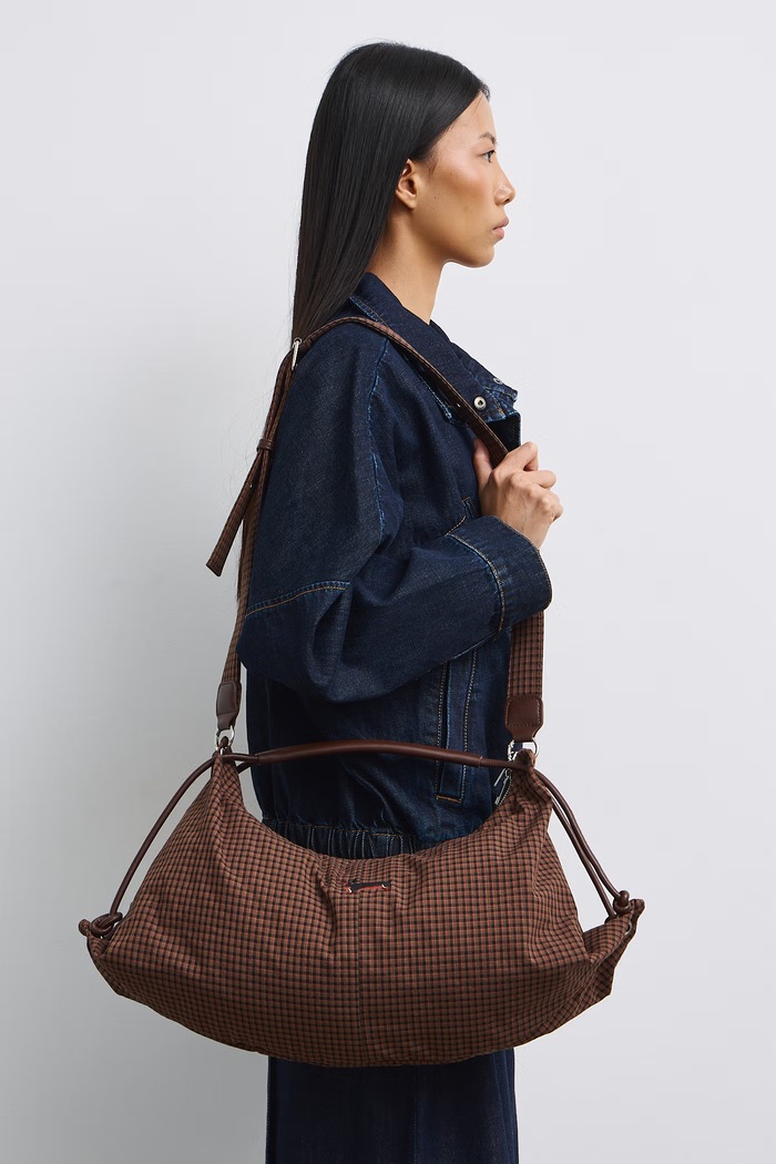 Medicine borsa da donna in cotone marrone RW26-TOD315