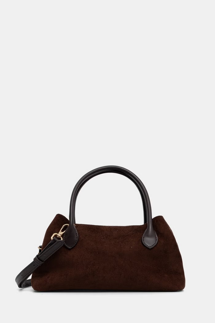 Medicine Torebka crossbody damska z imitacji zamszu RW26-TOD406 brązowy RW26