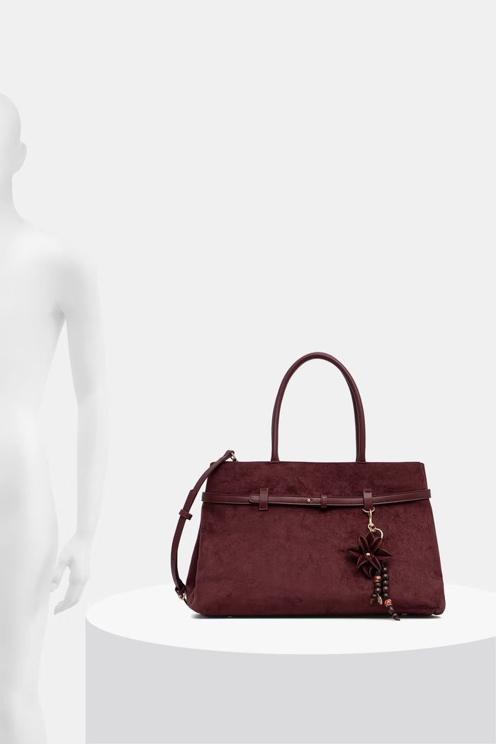 Medicine Torebka shopper damska z imitacji zamszu RW26-TOD407