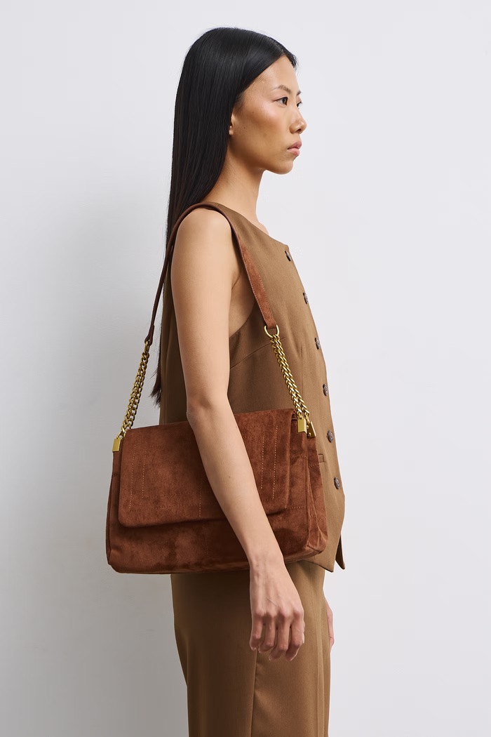 Medicine Torebka crossbody damska z imitacji zamszu RW26-TOD410