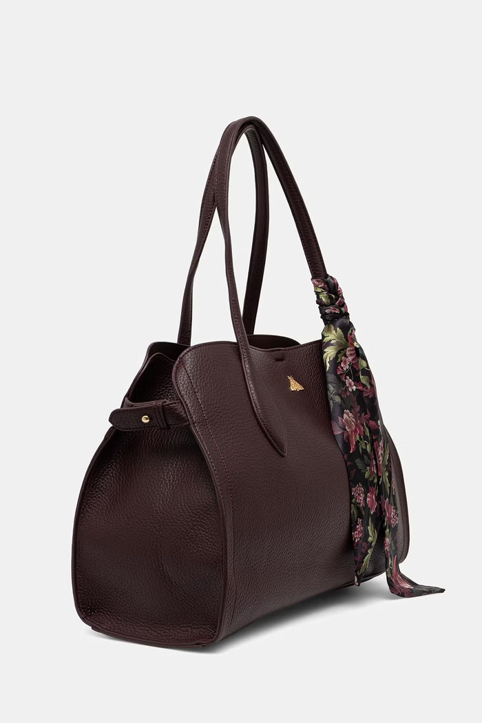 Medicine Torebka tote damska z imitacji skóry RW26-TOD510 bordowy RW26