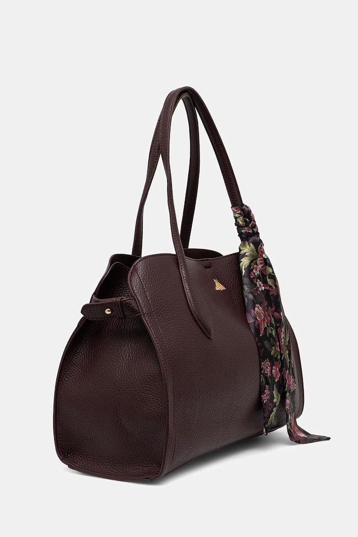 Medicine Torebka tote damska z imitacji skóry RW26-TOD510 bordowy RW26