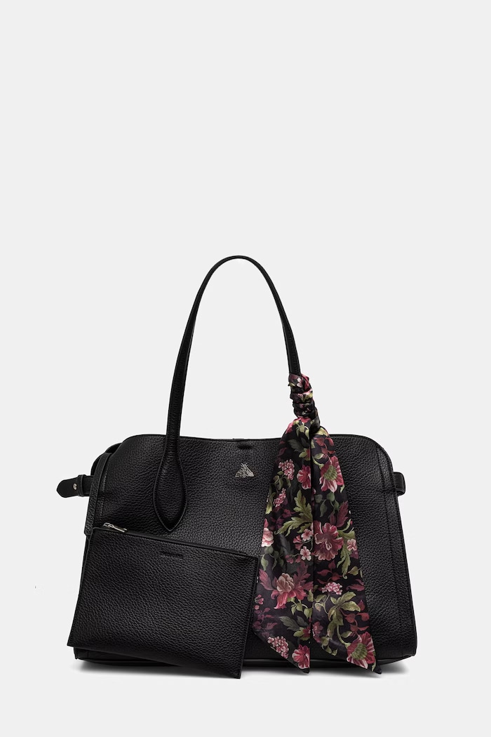 Medicine Torebka tote damska z imitacji skóry RW26-TOD510 czarny RW26