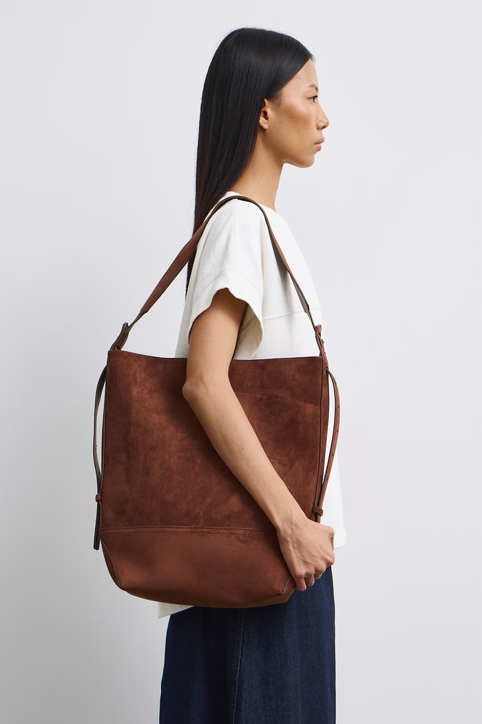 Medicine Torebka shopper damska z imitacji zamszu RW26-TOD604