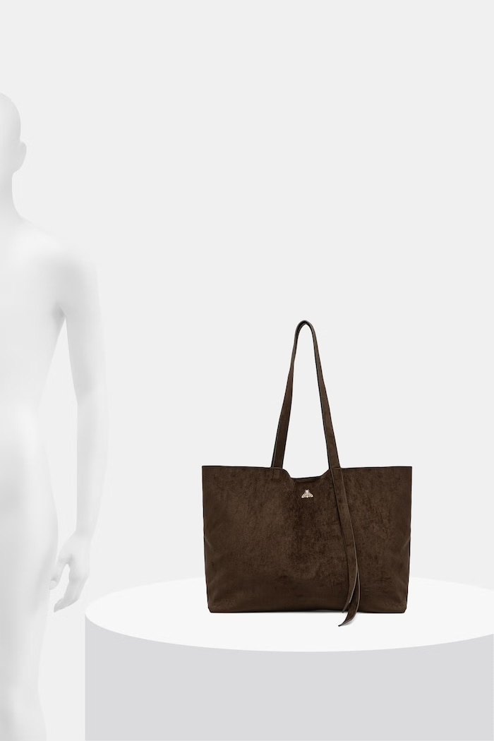 Medicine Torebka shopper damska z imitacji zamszu RW26-TOD706