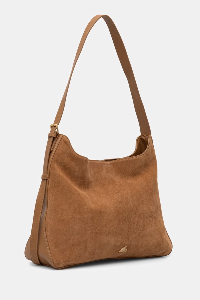Medicine Torebka shopper damska zamszowa RW26-TOD813 beżowy RW26