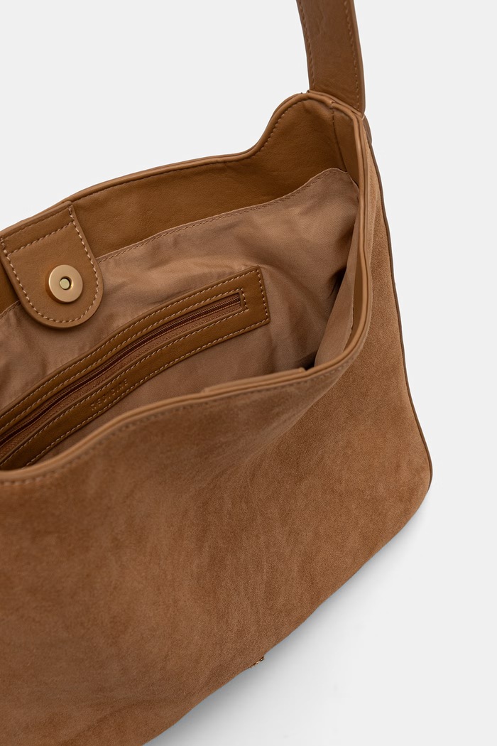 Torebka shopper damska zamszowa Medicine RW26-TOD813 beżowy
