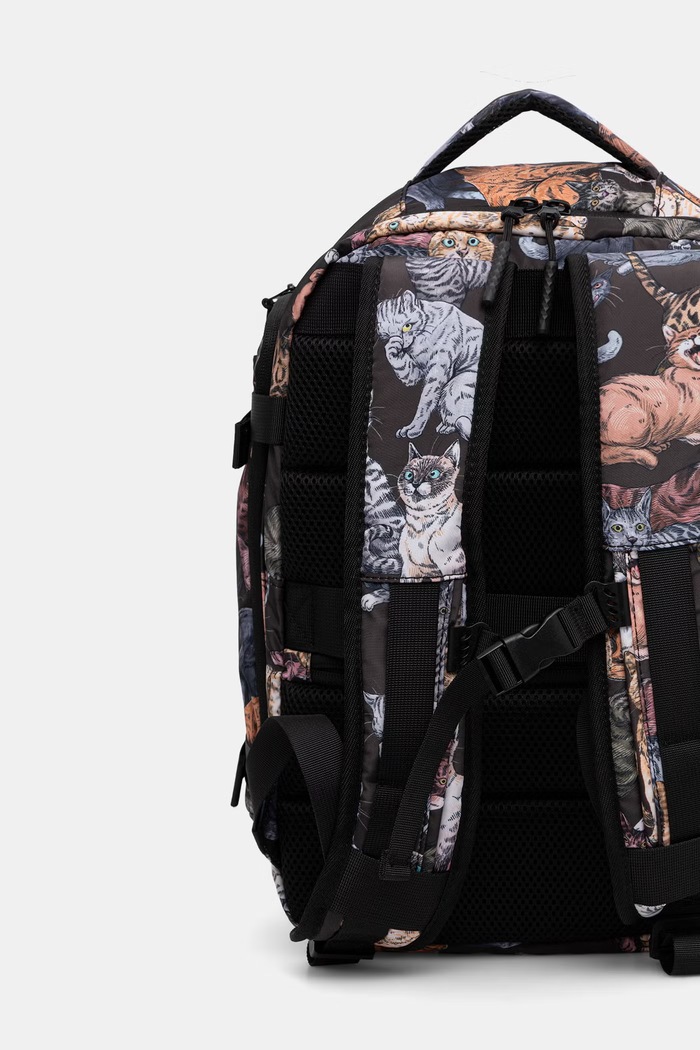 Akcesoria Plecak podróżny kabinowy damski z motywem zwierzęcym RW26-TPD401 multicolor
