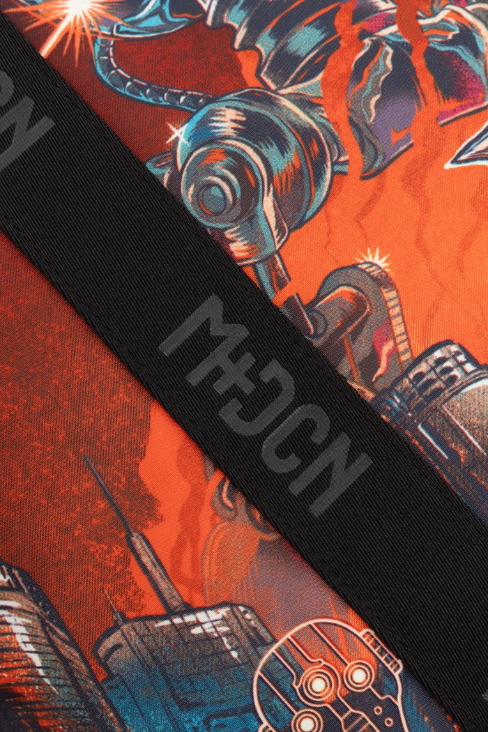 Torba męska z nadrukiem multicolor RW26-TPM400