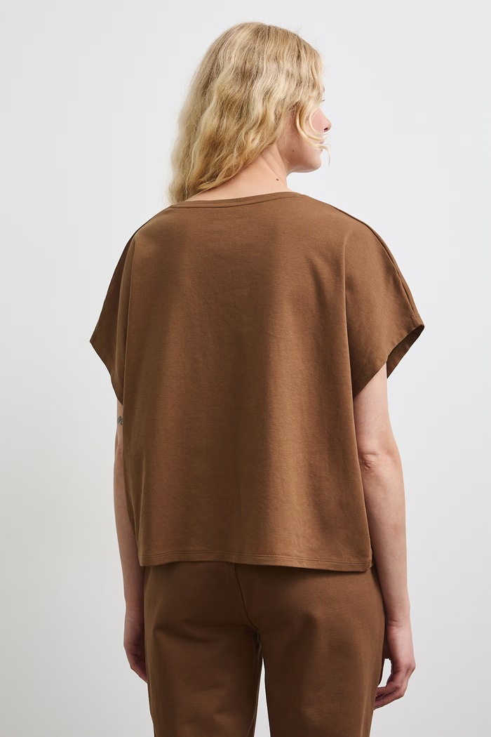 Odzież Medicine T-shirt damski bawełniany RW26-TSD010 brązowy