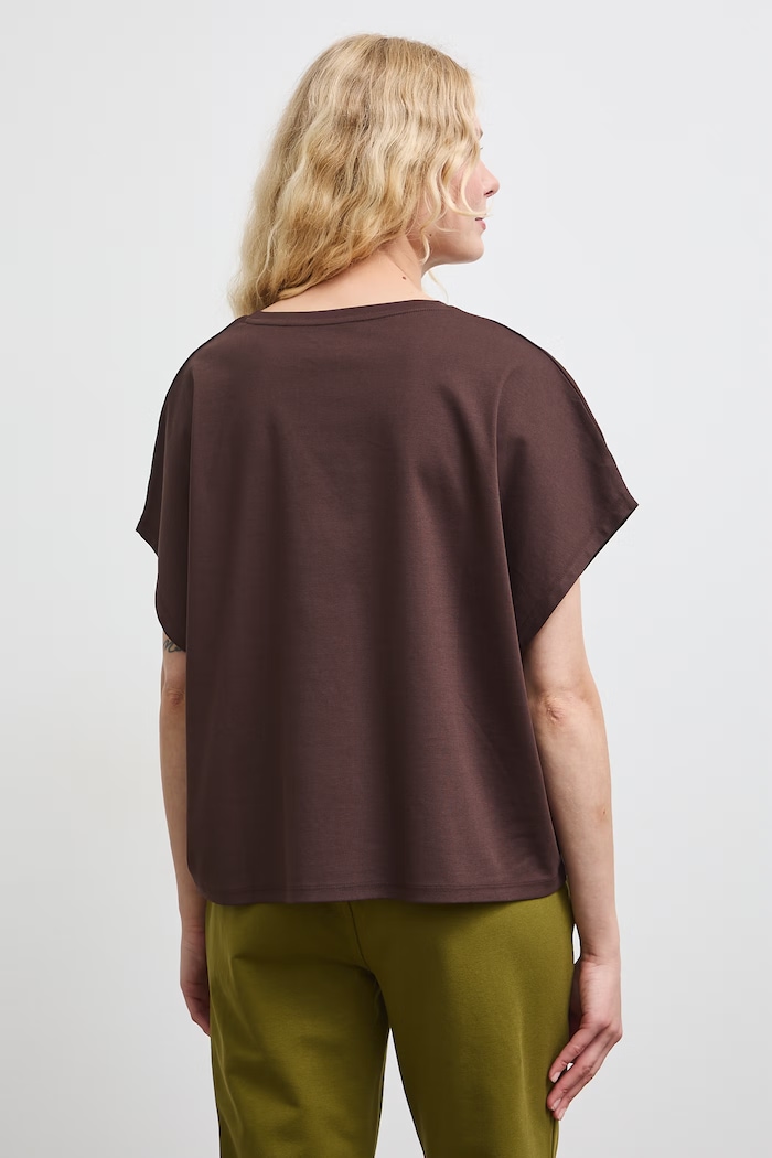 Odzież Medicine T-shirt damski bawełniany RW26-TSD010 brązowy